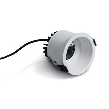 ONE Light COB Range - Einbauspot - Ø 78 mm, Ø 75 mm Einbaugröße - 7W LED inkl. - IP54 - weiß - Lichtfarbe warmweiß