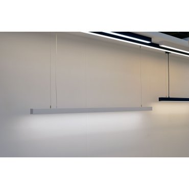 Leuchtenkönig Line - Hängeleuchte - Profil 5,3 x 5,3 cm - 28,8W LED pro Meter - weiß