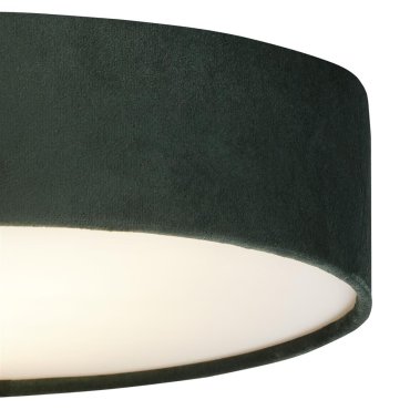 Searchlight Drum - Deckenleuchte - Ø 38 x 10 cm - grün
