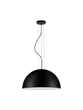 Nova Luce Tholos - Hängelampe - Ø 60 x 240 cm - Sand schwarz und matt Weiß