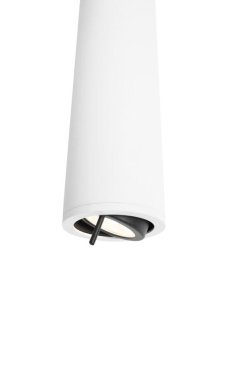 Maxlight Laxer - Wandanbauleuchte - Ø 7 x 9 x 25,5 cm - weiß und schwarz