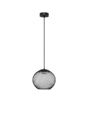 Nova Luce Kinetic - Hängelampe - Ø 30 x 154 cm - 12W LED inkl. - matt schwarz