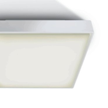 ONE Light LED Plafo Outdoor Square - Deckenleuchte für den Außenbereich - 22,1 x 22,1 x 5,7 cm - 16W LED inkl. - IP65 - weiß