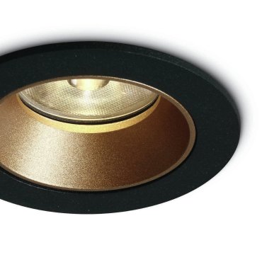 ONE Light COB Dark Light Range - Einbaustrahler - Ø 85 mm, Ø 76 mm Einbaumaß - inkl. 7W LED - schwarz
