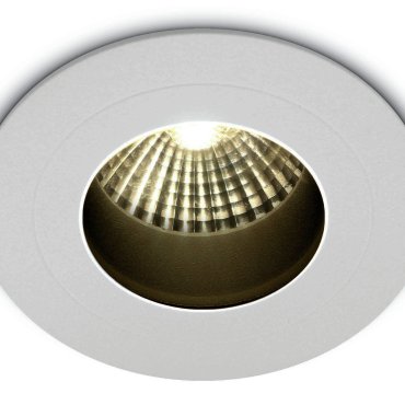 ONE Light Dark Light Range - Einbaustrahler - Ø 70 mm, Ø 60 mm Einbaugröße - 7W LED inkl. - IP65 - weiß - Lichtfarbe warmweiß