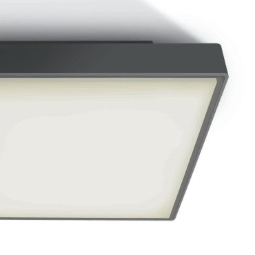 ONE Light LED Plafo Outdoor Square - Außen-Deckenleuchte - 29,5 x 29,5 x 8 cm - 24W LED inkl. - IP65 - anthrazit