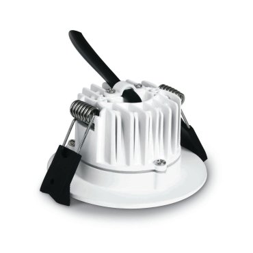 ONE Light Bathroom Downlights - Einbaustrahler - Ø 80 mm, Ø 65 mm Einbaugröße - 7W LED inkl. - IP54 - weiß - warmweiße Lichtfarbe