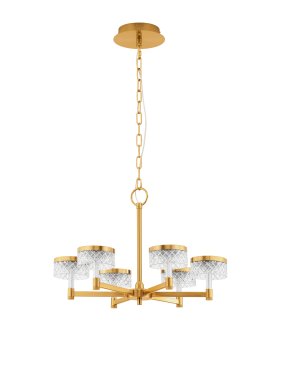 Nova Luce Bion - Hängelampe - Ø 70,7 x 120 cm - 38W LED inkl. - messing gold