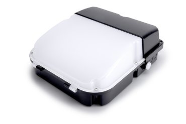 Integral LED Slim - außenwandleuchte mit sensor - 11,5 x 26,5 x 30,6 cm - 30W LED inkl. - einstellbare Lichtfarbe - IP65 - schwarz