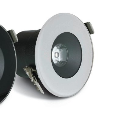 ONE Light Bathroom Range - Einbaustrahler - Ø 110 mm, Ø 94 mm Einbaumaß - 6W LED inkl. - IP65 - weiß