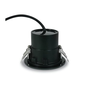 ONE Light Bathroom Range - Einbaustrahler - Ø 110 mm, Ø 94 mm Einbaumaß - 6W LED inkl. - IP65 - schwarz