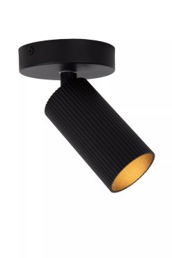 Lucide Clubs - Aufbaustrahler - Ø 10 x 14,9 cm - schwarz