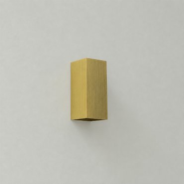 Artdelight Dante - Wandleuchte - 6,7 x 6,7 x 15,4 cm - matt gold