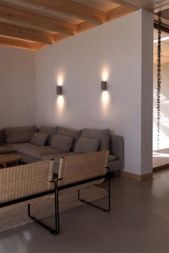 Faro Sole 2L - Wandleuchte - 8 x 15,5 x 6,5 cm - grau