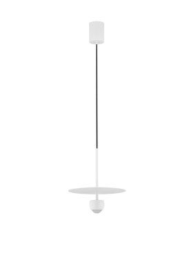 Nova Luce Edem - Hängelampe - Ø 30 x 217 cm - 8W LED inkl. - Sand weiß