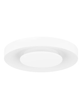 Nova Luce Pada - Deckenleuchte - Ø 40 x 5 cm - 25W dimmbar LED inkl. - Sand Weiß