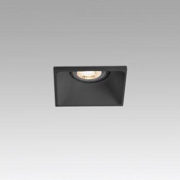 Faro Neon - Einbaustrahler - 75 x 75 mm, 70 x 70 mm Einbaumaß - mattschwarz