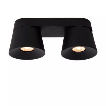 Lucide Trigono - Aufbaustrahler 2L - 22,5 x 10,5 x 9,8 cm- schwarz