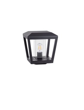 Nova Luce Opu - Sockelleuchte - 24 x 26 x 24 cm - IP54 - dunkel anthrazit