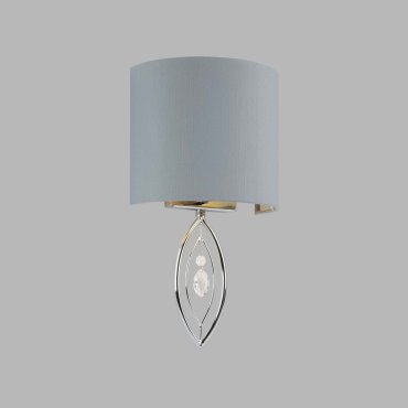 Searchlight Wall - Wandleuchte - 20 x 36 cm - grau und chrom