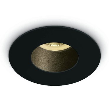 ONE Light Chill Out Range - Einbaustrahler - Ø 79 mm, Ø 70 mm Einbaugröße - schwarz