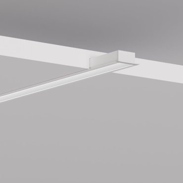 Klus MICRO-30DEG-K - Eingebautes LED Profil mit einem schrägen Lichtwinkel von 30 Grad - 2,64 x 1,12 cm - weiß