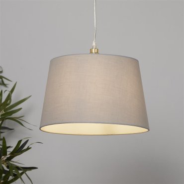 Konischer Lampenschirm Clyde Searchlight - Ø 30 x 19 cm - grau