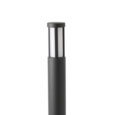Faro Logar - Gartenleuchte - Ø 8 x 65 cm - 12W LED inkl. - IP54 - dunkelgrau