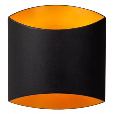 Lucide Diletta - Wandleuchte - 16 x 8 x 18 cm - schwarz/gold