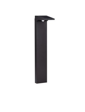 Nova Luce Tek - Gartenpfosten - 11,3 x 65 x 19 cm - 1W LED inkl. - IP54 - Sand schwarz