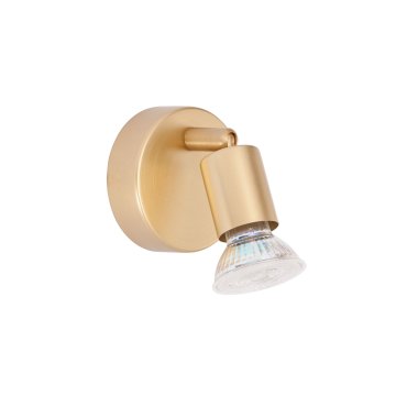 Nova Luce Lup - Aufbaustrahler 1L - 8 x 6,7 x 10,9 cm - satiniert gold