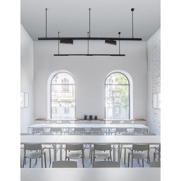 Nova Luce Nolan - Leuchte für Magnetprofilsystem - 24,5 x 11 cm - 15W dimmbare LED inkl. - sandschwarz