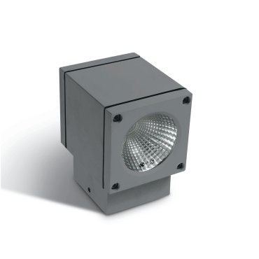 ONE Light Outdoor Wall Cylinders - Außenwandleuchte - 8 x 11,3 x 9,5 cm - 6W LED inkl - IP54 - grau