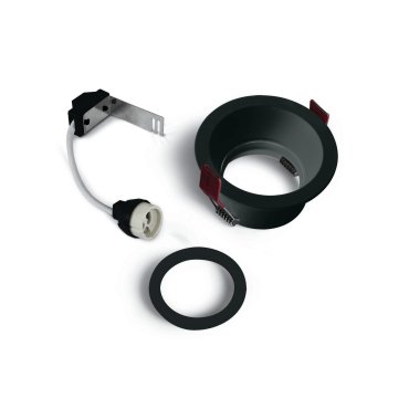ONE Light - Dark Light Range - Einbaustrahler - Ø 85 mm, Ø 68 mm Einbaugröße - schwarz