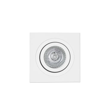 Faro Radon - Einbaustrahler - 92 x 92 mm, Ø 80 mm Einbaugröße - mattweiß