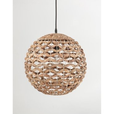 Nova Luce Griffin - Hängeleuchte - Ø 50,5 x 250 cm - braun und schwarz