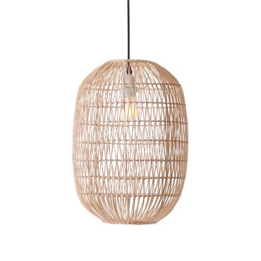 Nova Luce Melody - Hängeleuchte - Ø 30 x 250 cm - braun und schwarz