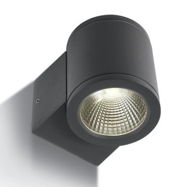 ONE Light Outdoor Wall Cylinders - Außenwandleuchte - 8 x 10,6 x 9 cm - 6W LED inkl. - IP54 - anthrazit