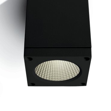 ONE Light Outdoor Ceiling Cylinders - Außen-Deckenleuchte - 8 x 8 x 10,7 cm - 6W LED inkl. - IP54 - schwarz