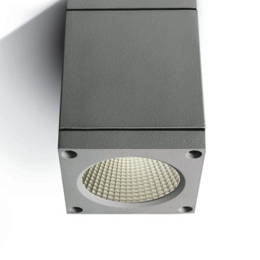 ONE Light Outdoor Ceiling Cylinders - Außen-Deckenleuchte - 8 x 8 x 10,7 cm - 6W LED inkl. - IP54 - grau