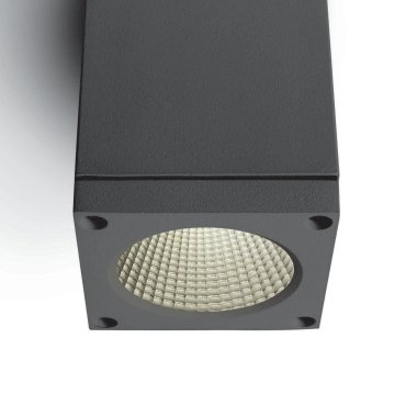 ONE Light Outdoor Ceiling Cylinders - Außen-Deckenleuchte - 8 x 8 x 10,7 cm - 6W LED inkl. - IP54 - anthrazit