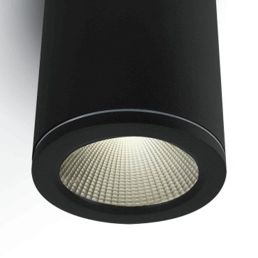 ONE Light Outdoor Ceiling Cylinders - Außen-Deckenleuchte - Ø 8 x 10,5 cm - 6W LED inkl. - IP54 - schwarz