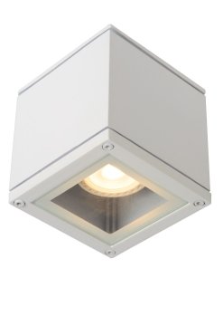 Lucide Aven - Aufbaustrahler - 9,3 x 9,3 x 9,6 cm - IP65 - weiß