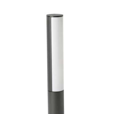 Faro Beret - Gartenleuchte - Ø 11,5 x 50 cm - 8W LED inkl. - IP54 - dunkelgrau