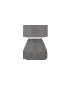 Nova Luce Lua - Gartenpfosten - Ø 16 x 22 cm - 12W LED inkl. - IP65 - schwarz