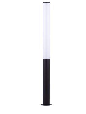 Nova Luce Tube - Gartenpfosten - Ø 13 x 120 cm - 27W LED inkl. - IP54 - Sand schwarz