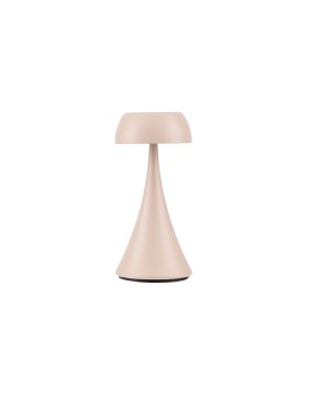 Nova Luce Ycro - wiederaufladbare Tischleuchte für den Außenbereich - Ø 8 x 17,5 cm - 2W dimmbare LED inkl. - IP54 - creme