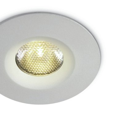 ONE Light - Einbaustrahler - Ø 46 mm, Ø 38 mm Einbaumaß - 3W dimmbare LED inkl. - IP65 - weiß