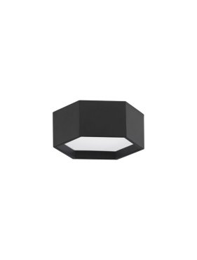 Nova Luce Samba - deckenleuchte - 25 x 10 cm - 10W LED inkl. - sand schwarz