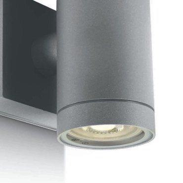 ONE Light Outdoor Cylinders - Außenwandleuchte - 6,5 x 12,1 cm - IP54 - grau